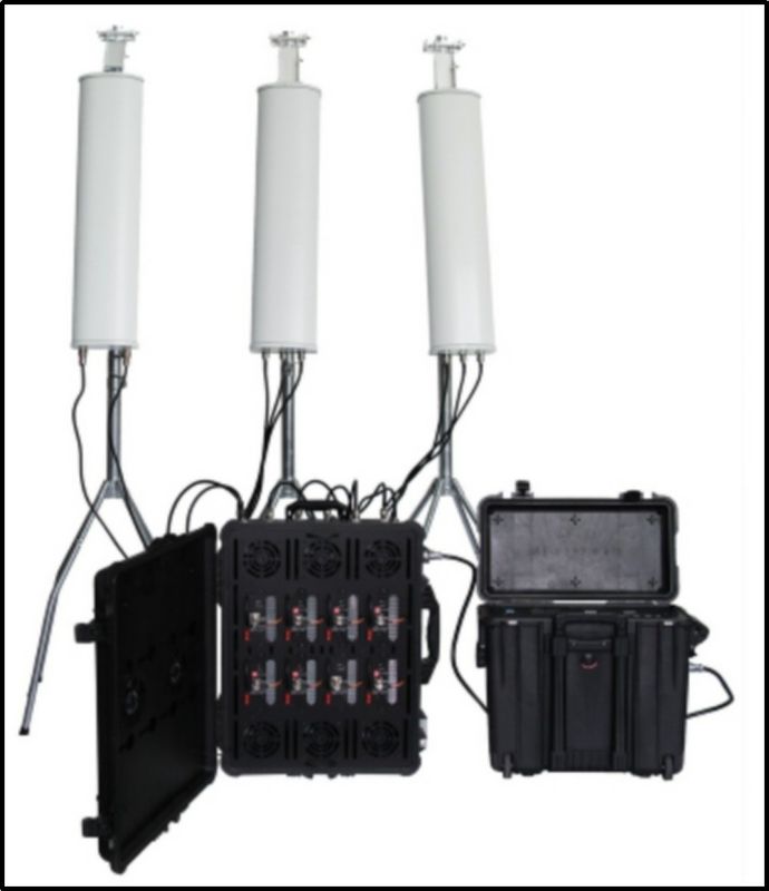 800W RCIED mobiele telefoon verstoringsapparaat Pelican Disruptor voor militaire politie overheidstransport