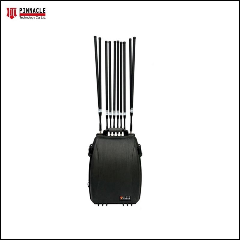Volle band VHF UHF afstandsbediening Manpack Backpack Signal Jammer 2G 3G 4G 5G
