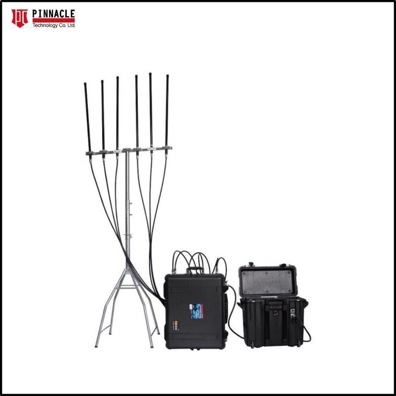 Draagbare anti-drone counter UAV UAS High Power Drone fPV Signal Jamming System