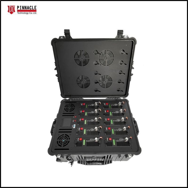 Draagbare anti-drone counter UAV UAS High Power Drone fPV Signal Jamming System