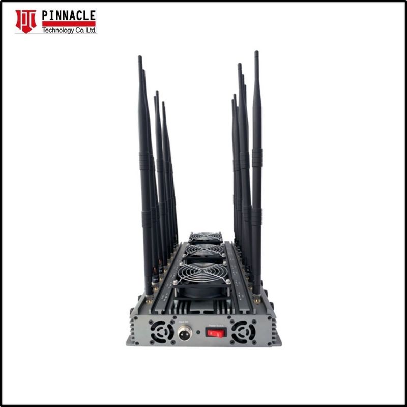 16 Antenne WIFI afstandsbediening Locker Jammer Cell Phone Blocker Voor kantoor 120W