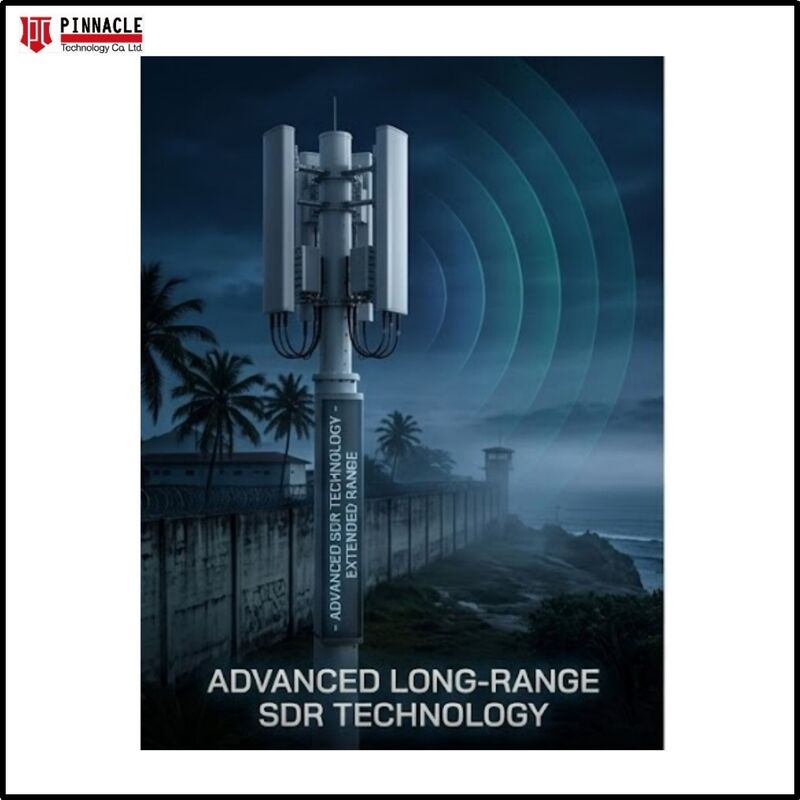 Waterproof SDR-gebaseerde Intelligente Drone Jammer GPS Mobiele Telefoon 2g/3G/4G/5g Gevangenis Jammer Gevangenis Jammer met Blacklist/Whitelist Functie
