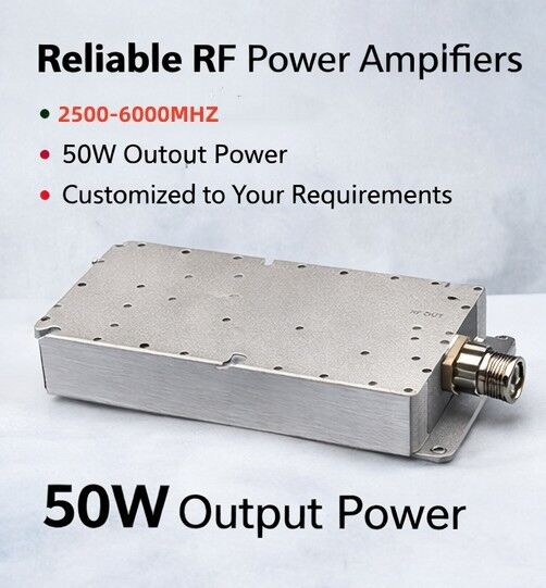 810 GHz 50W High Power Amplifier Module High-Efficiency RF Power Amplifier voor X-band toepassingen