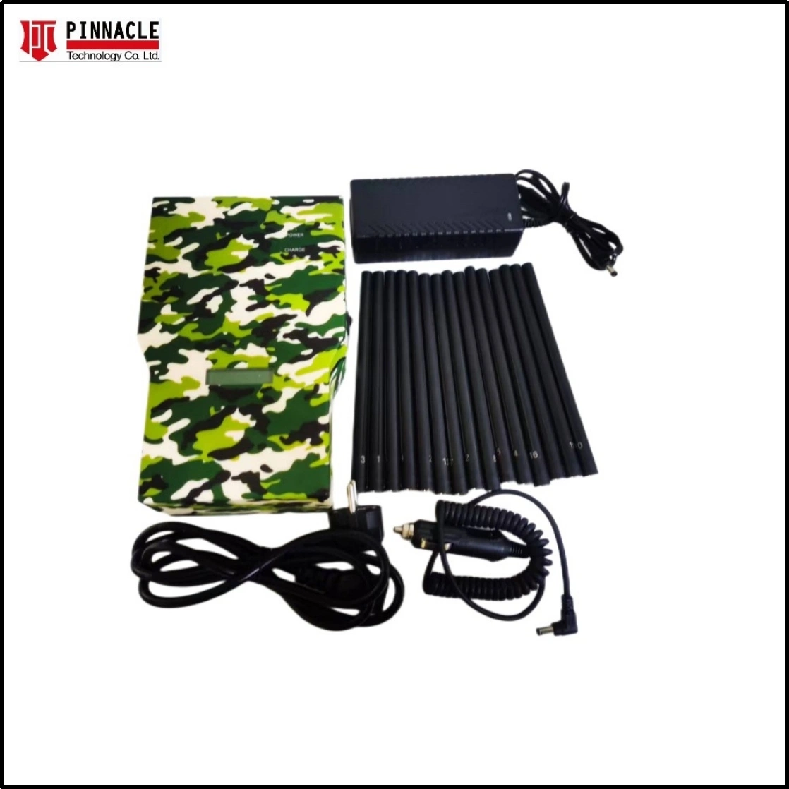 Handheld 16 Antennas WiFi Radio GSM 3G 4G 5g Mobile Phone Jammer